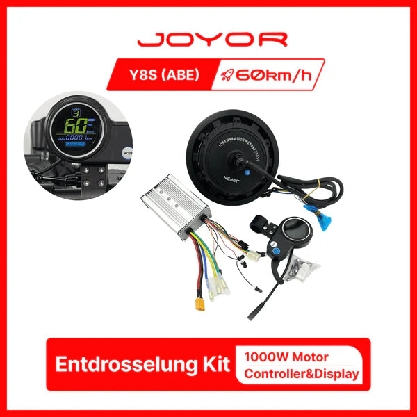 JOYOR Y8S Speed Unlock To 60km/h– Controller,Display & Motor