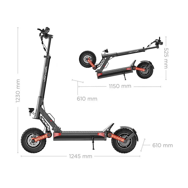 Joyor S10-S-Z Electric Scooter - 2000W Motor Power 70km Range